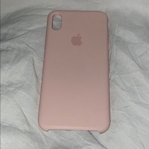 Light Pink Apple iPhone XS Max Silicone Case